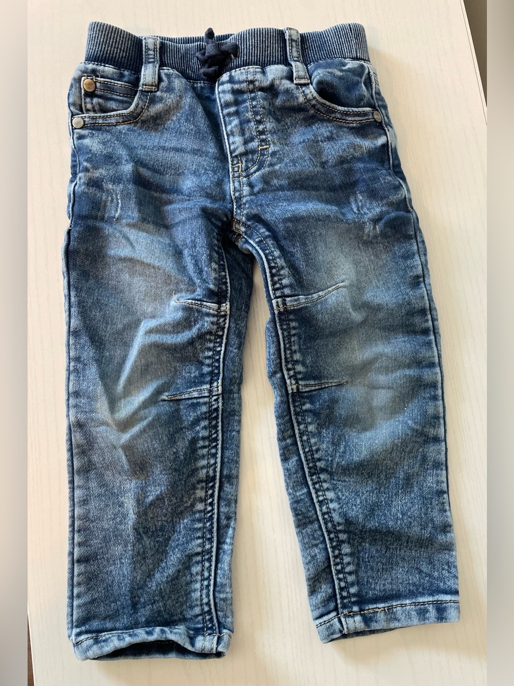 Peek Boys Straight Leg Jeans in Washed Blue